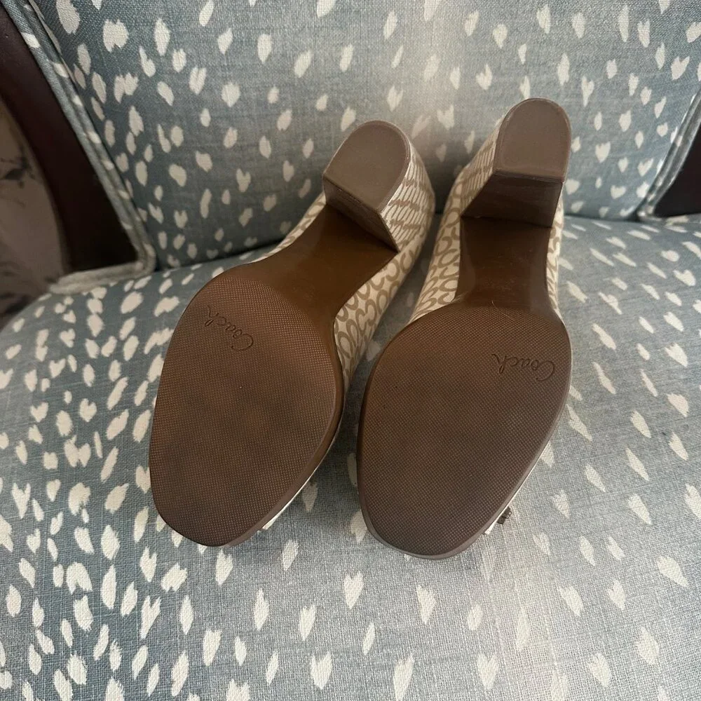 Coach Women’s “Corey” A3320 Open‑Toe Pumps – Size 5.5 - Picture 6 of 8